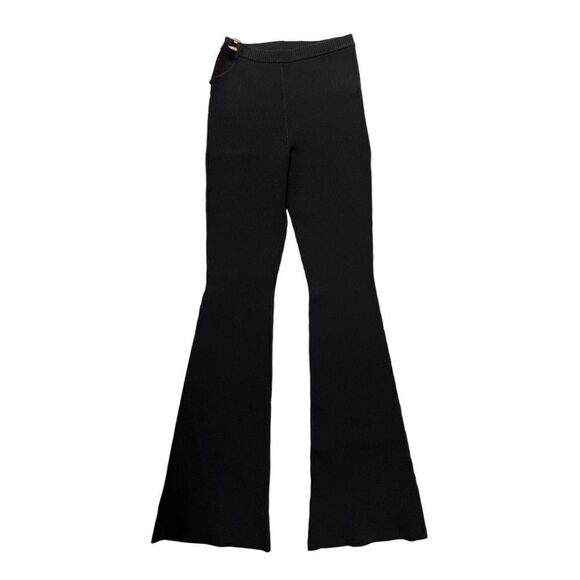 NICHOLAS Kari Double Rings Rib Knit Pant in Black - Picture 6 of 12